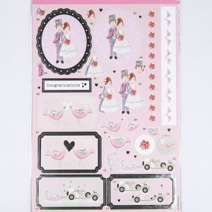 Foiled Decoupage / True Love