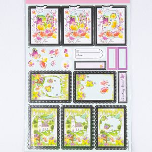 Foiled Decoupage / Butterfly Meadow