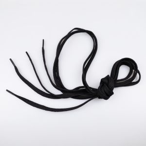 Boot Lace PV Flat 7 mm 180 cm / Black