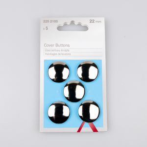 Buttons that can be covered with textile / 22 mm (5 pcs)
