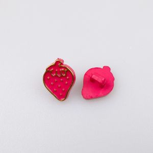 Button Strawberry / Red