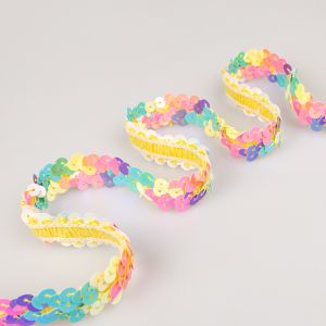 Stretch sequin 20 mm / Multi
