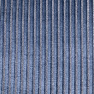 Striped velvet / Gray Blue