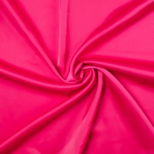 Plain polyester Crepe Satin / Cerise
