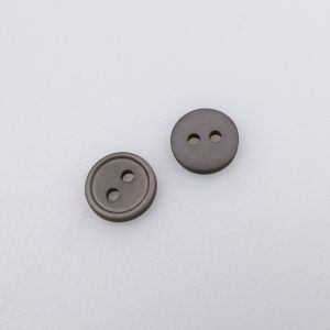 Simple button 10 mm / Grey