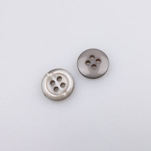 Simple button 11 mm / Grey