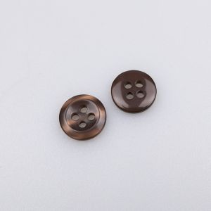 Simple button 11 mm / Brown