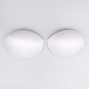 Anatomically shaped bra cups / Lycra F / White