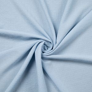 Crinkle polyester fabric / Light blue