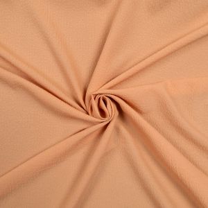 Crinkle polyester fabric / Apricot