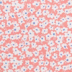 Viscose poplin Small flower / Pink