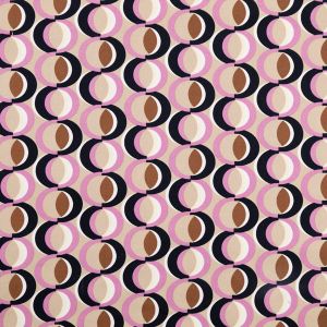 Printed cotton with elastane / 19121 Circles