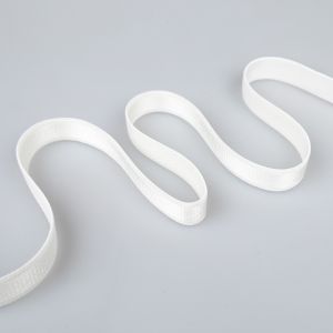 Elastic silk 12 mm / White