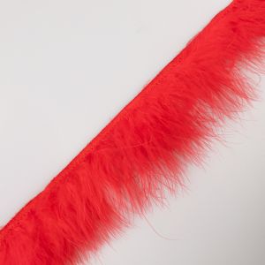 Feather trim / Red