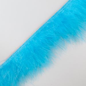 Feather trim / Turquise