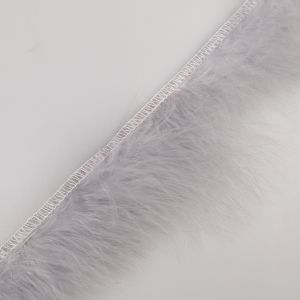 Feather trim / Grey