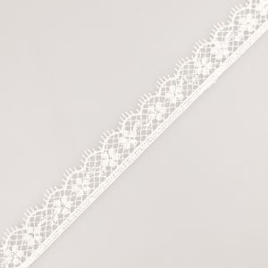 Guipure lace 18 mm / White