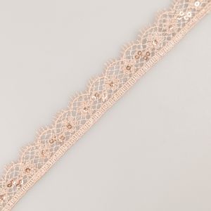 Guipure lace 18 mm / Taupe