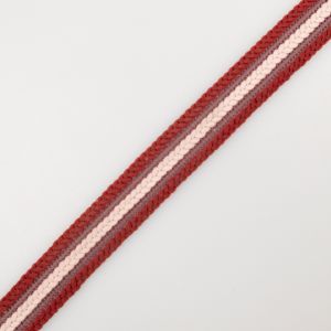 Braided ribbon 16 mm / Pink- Terracota