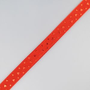 Ribbon HEART 15 mm / Red