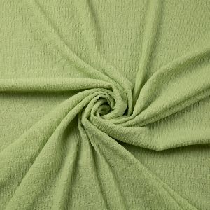 Lycra with crinkle effect Popcorn / Light green