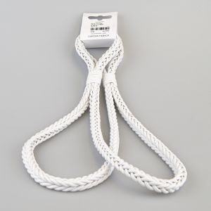 Curtain tieback Rattan 88 / White