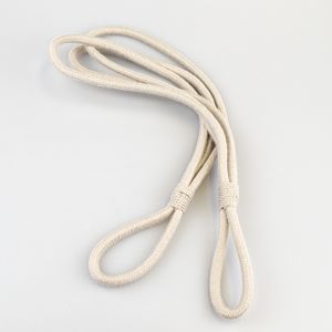 Curtain tieback Rattan 85 / Grey