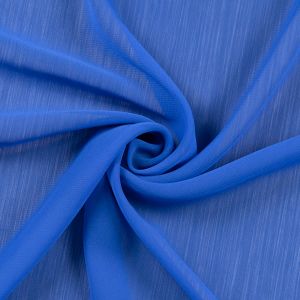 Crepe chiffon / Blue