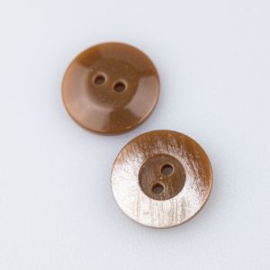 Buttons 2 Hole 18 mm / Brown
