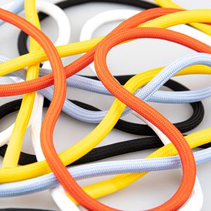 Cord with rubber ends 8 mm 130 cm / Different shades