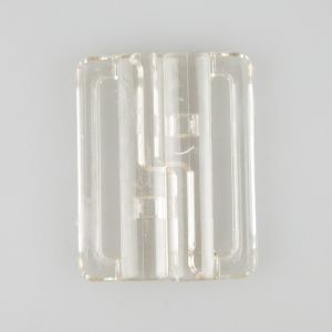 Plastic bikini bra fastener / 30 mm / 29201-30 Transparent