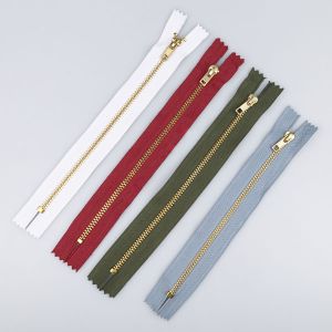 4 mm Jean Zipper 20 mm / Different shades
