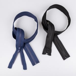 5 mm open ended Chunky zip 75 cm / Different shades