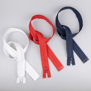 5 mm open ended Chunky zip 85 cm / Different shades