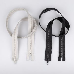 5 mm Chunky zip, 2-sliders 90m / Different shades