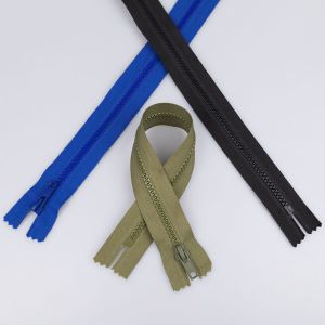 5 mm closed-ended Chunky zip 30 cm / Different shades