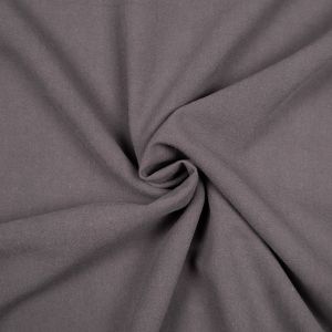 Linen and cotton blend fabric / Grey
