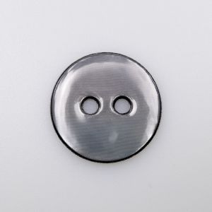 Sew through reflective button 30 mm / Grey