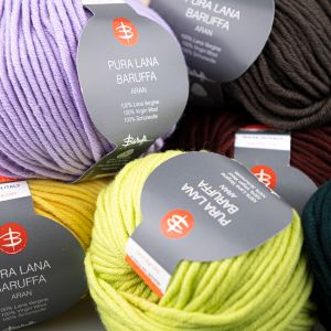 Yarn Pura Lana Baruffa Aran 50 g / Different Shades