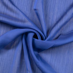 Crepe chiffon / Blue