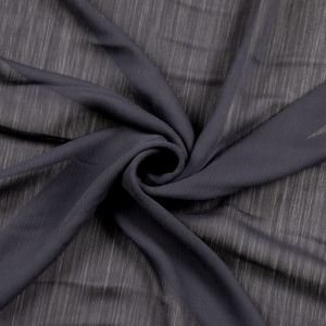 Crepe chiffon / Black
