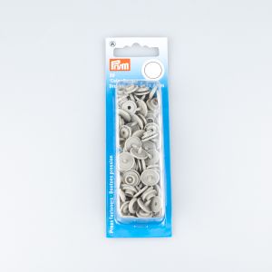 Love Plastic Sew on Snap Fasteners / 12.4 mm / Grey