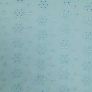 Cotton broderie / Light blue
