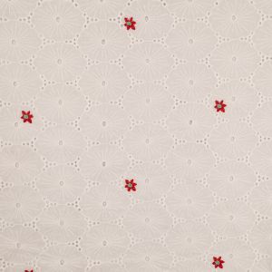 Cotton broderie / White