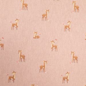 Printed cotton fabric / Deer