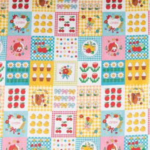 Cotton poplin / Patchwork