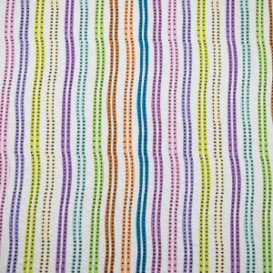 Printed polyester / Stripe