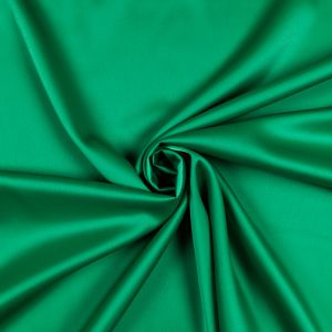 Plain faux silk / 5 Green