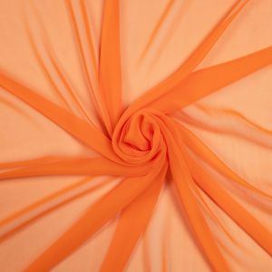 Plain faux silk / D21 Orange