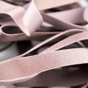 Elastic bra shoulder blade hard 15 mm / 738 Lt Brown